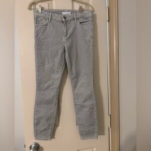 LOFT Light Gray corduroy pants